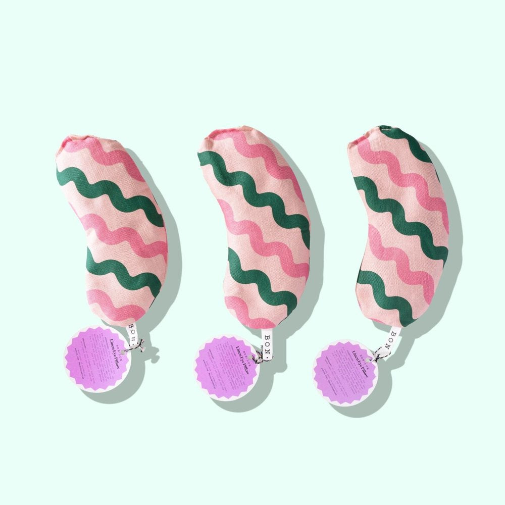 Ric Rac Eye Pillow - Petal