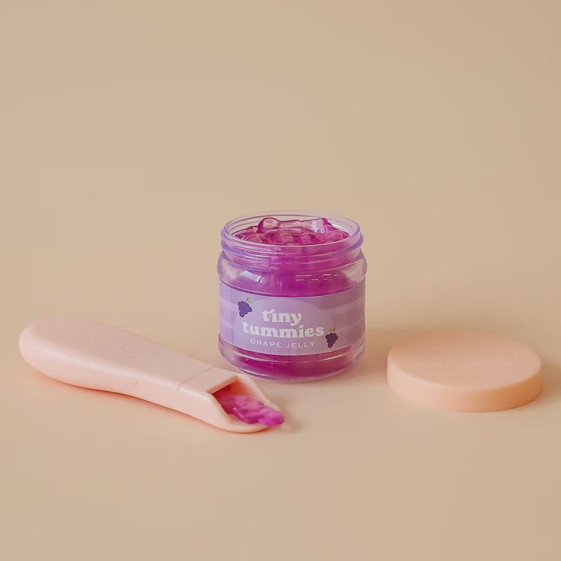 Tiny Tummies | Grape Jelly | Food Jar & Spoon Set