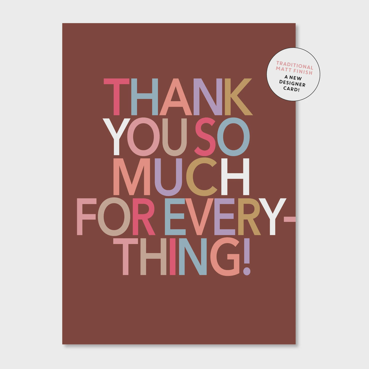 Card | Thank You for Everything