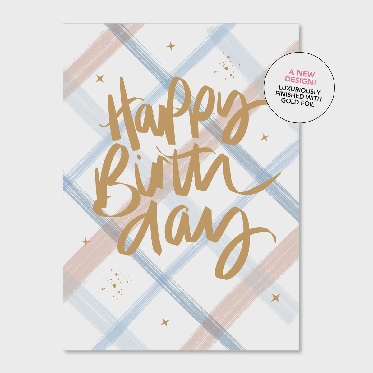 Card | HB Plaid Blue