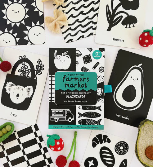 High Contrast Flash Cards | Sensory Newborn Gift