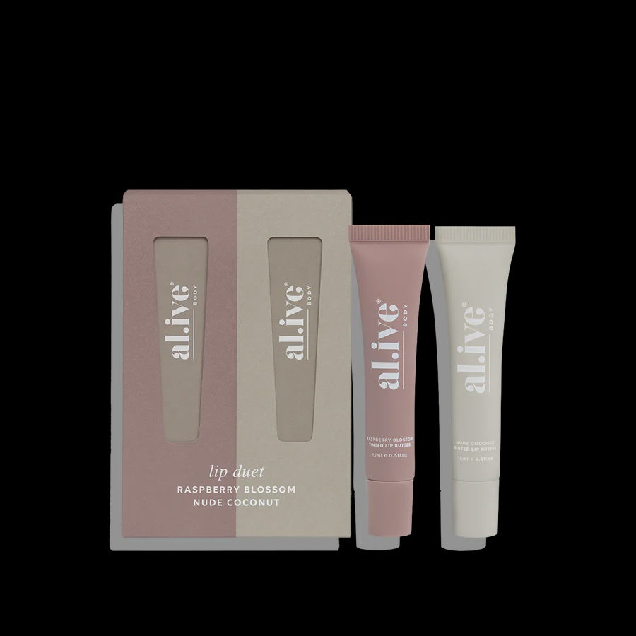 Lip Duet | Raspberry Blossom & Nude Coconut