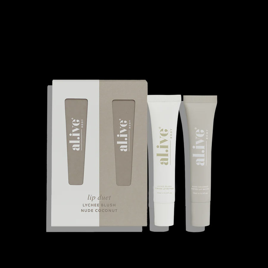 Lip Duet | Lychee Blush & Nude Coconut