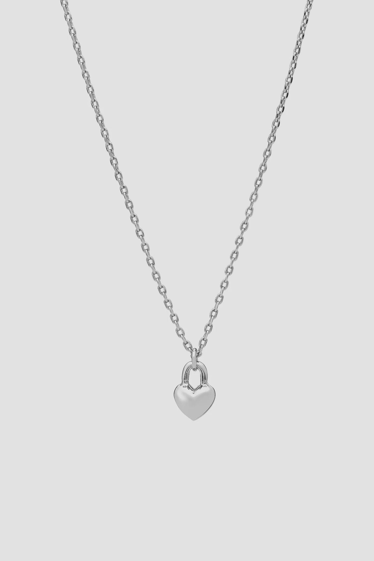 Winnie Silver Heart Necklace