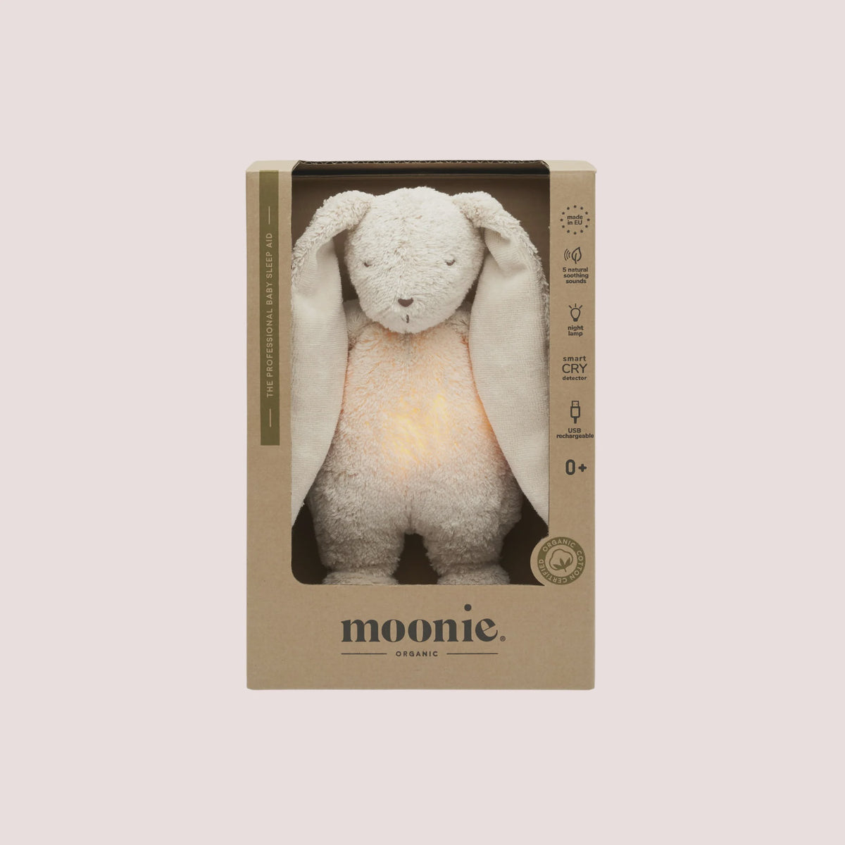 Organic Humming Bunny with Lamp | Sand