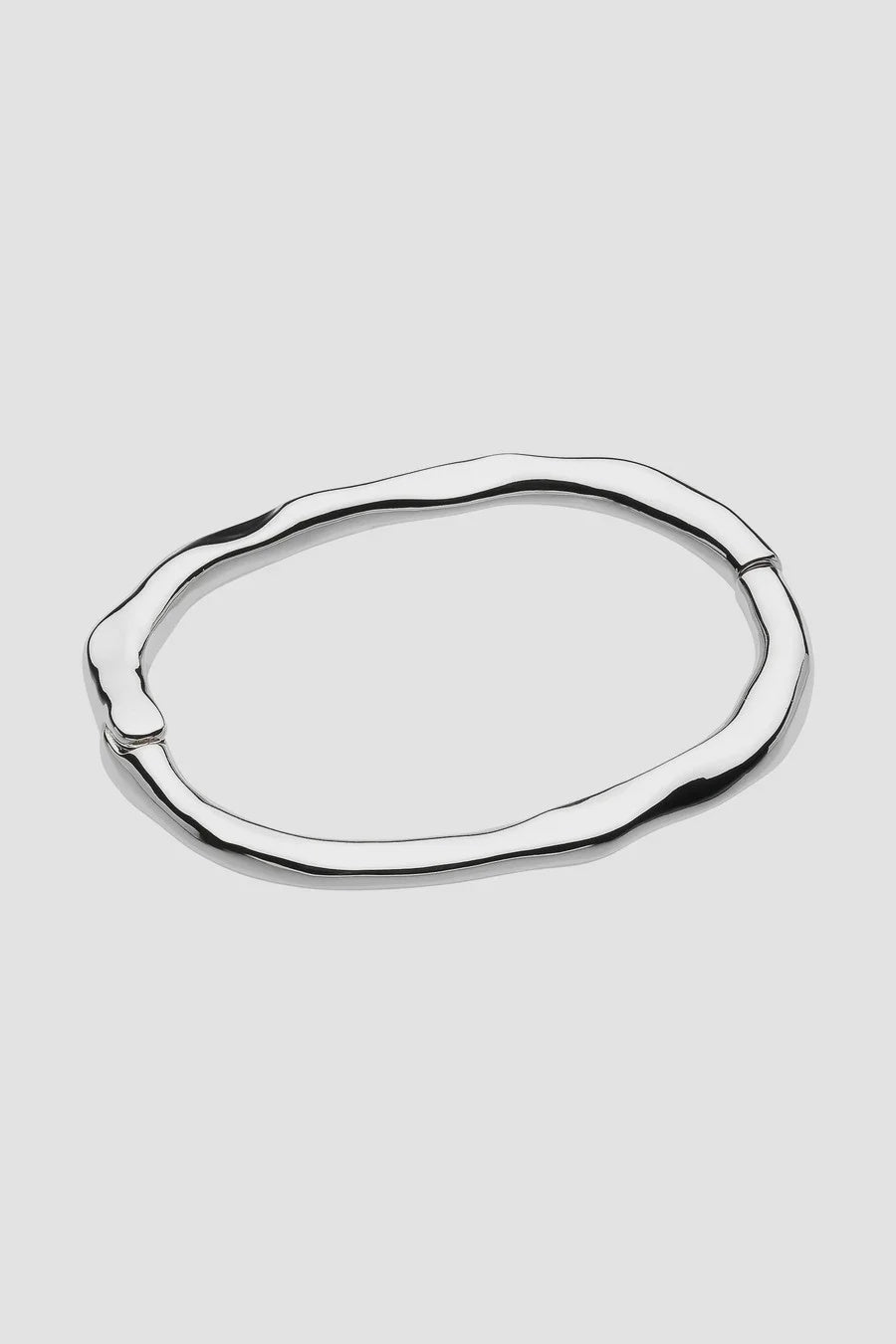 Verity Silver Hinged Bangle