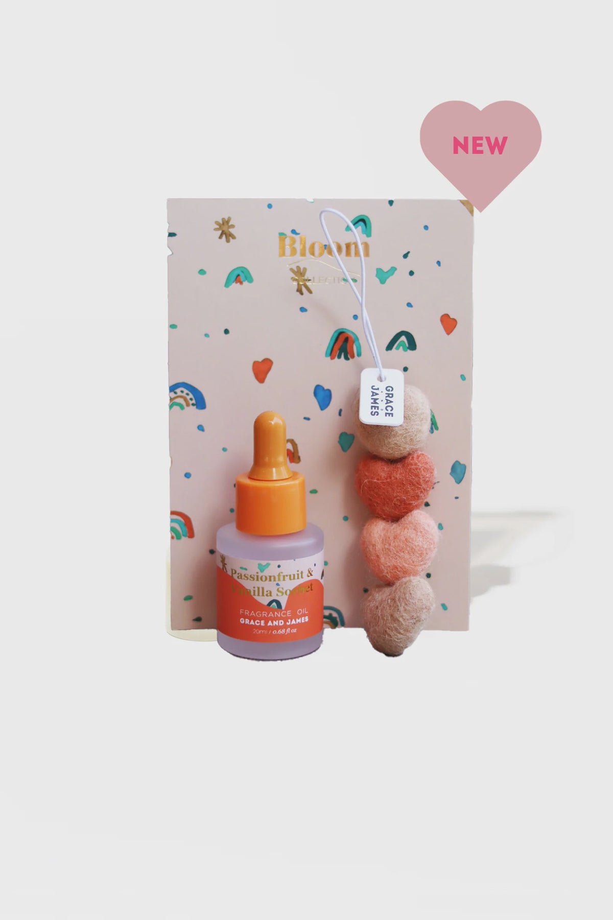 Felt Air Freshener | Passionfruit & Vanilla Sorbet