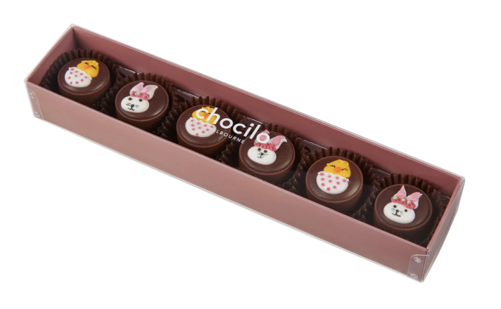 6 Pack Easter Caramels | Milk Chocolate