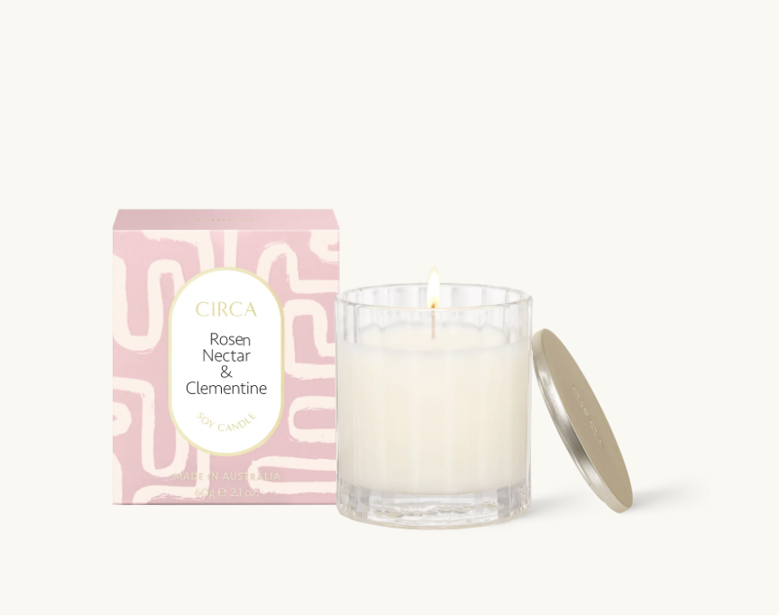 Rose Nectar & Clementine | 60g Soy Candle