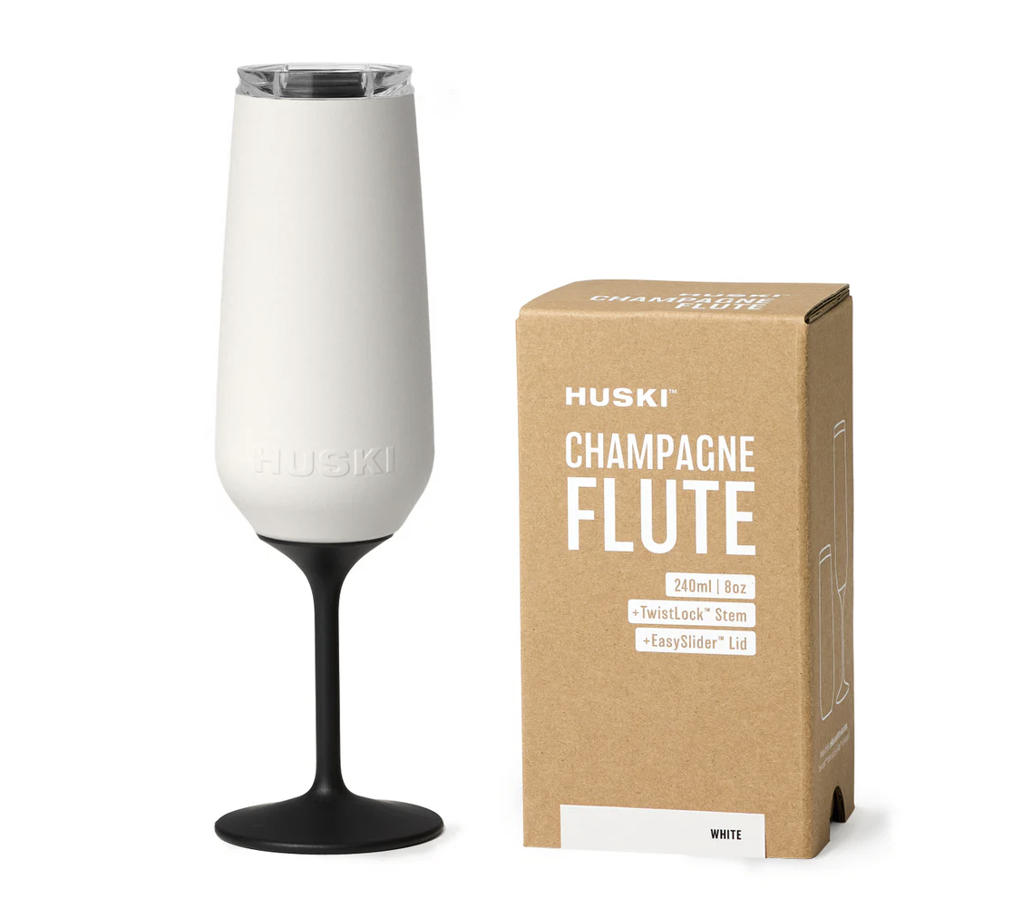 Huski Champagne Flute | White