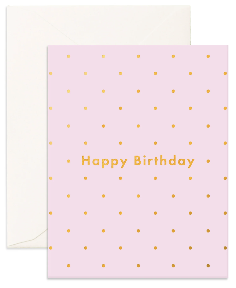 Greeting Card | Birthday Lilac Dots