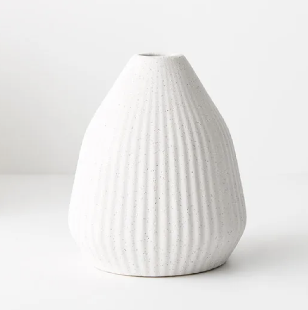 Medium Pilu Vase | White