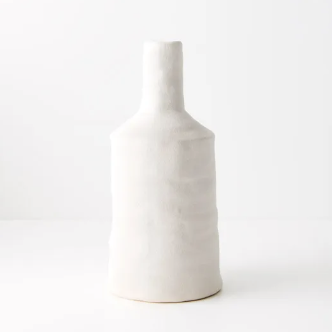 Large Ingrida Vase | White