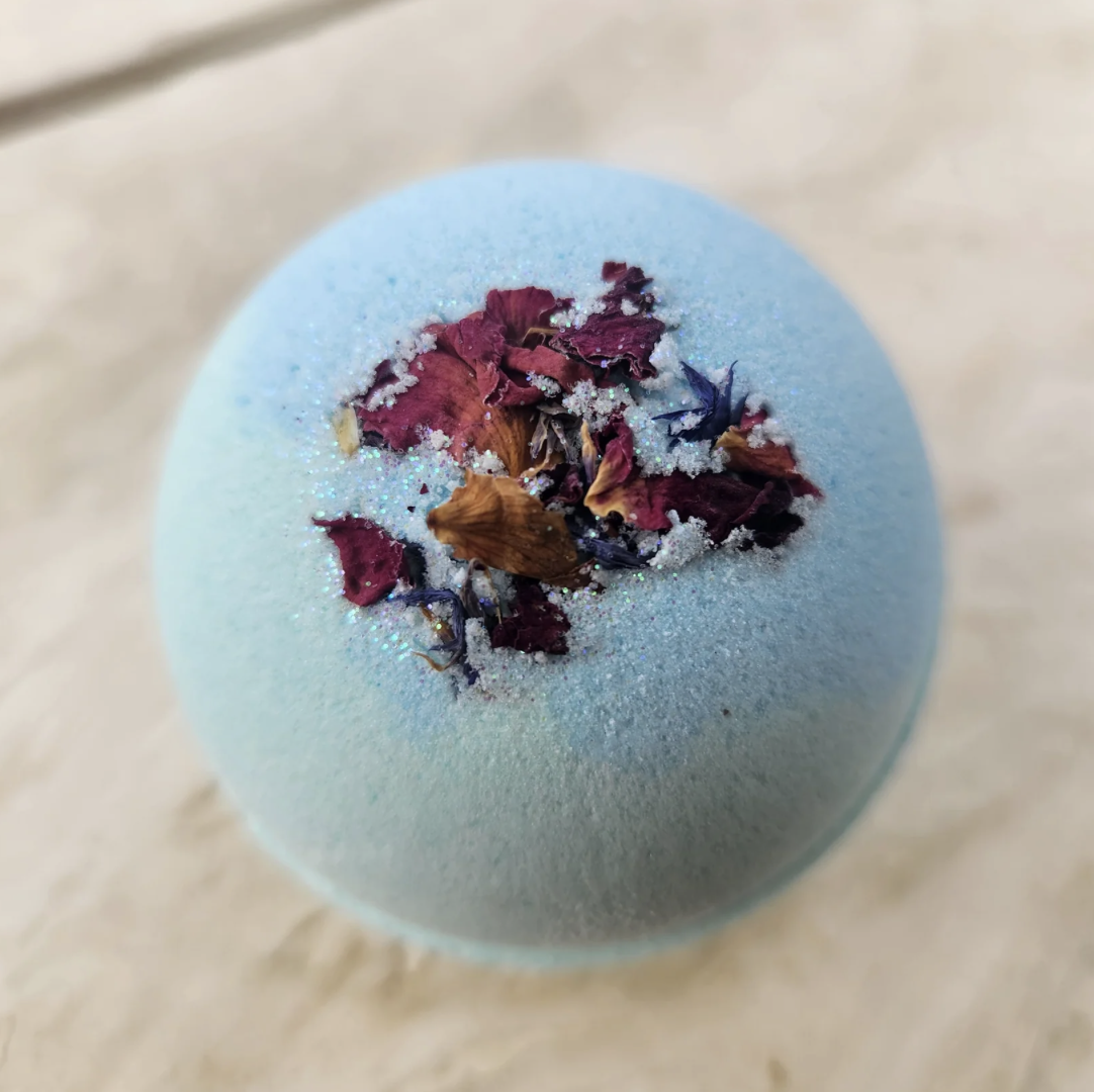 Foaming Bath Bomb | Black Raspberry