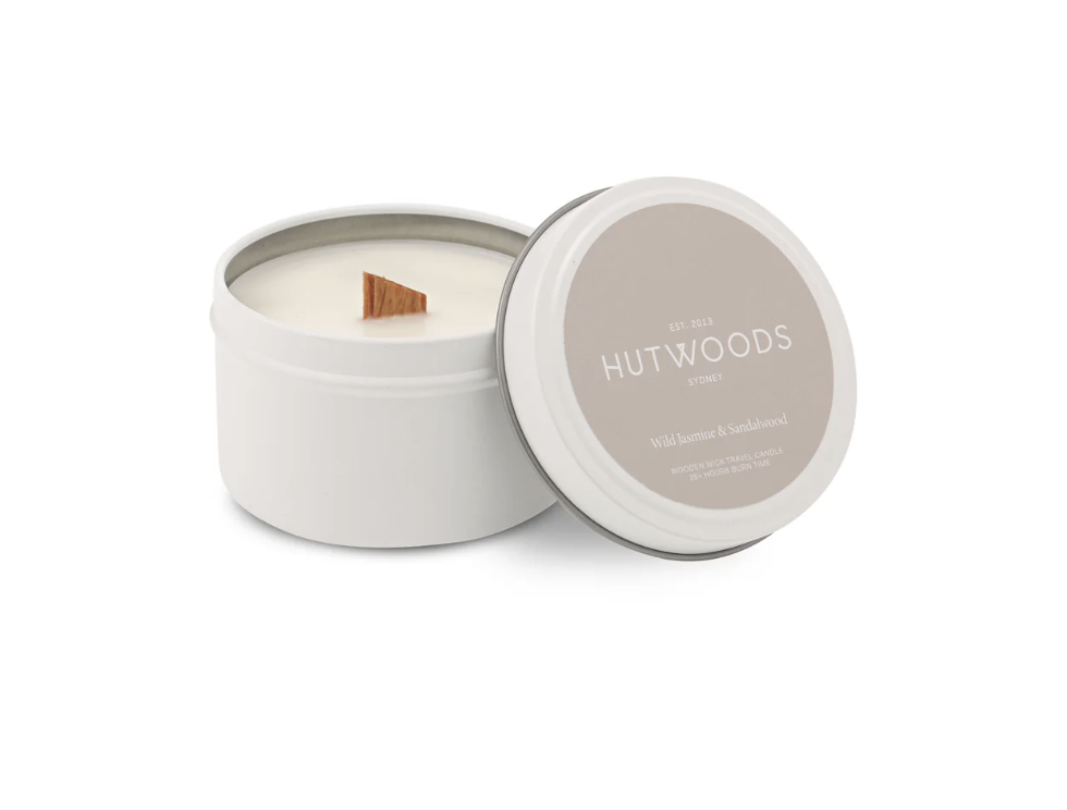 Small Travel Tin Candle | Wild Jasmine & Sandalwood