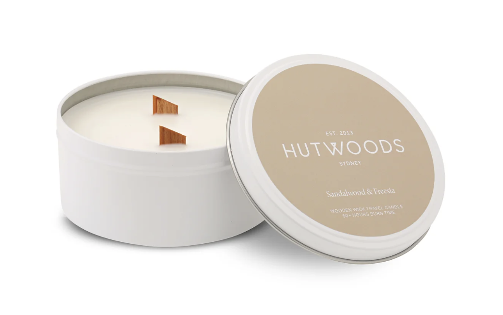 Large Travel Tin Candle | Sandalwood & Freesia