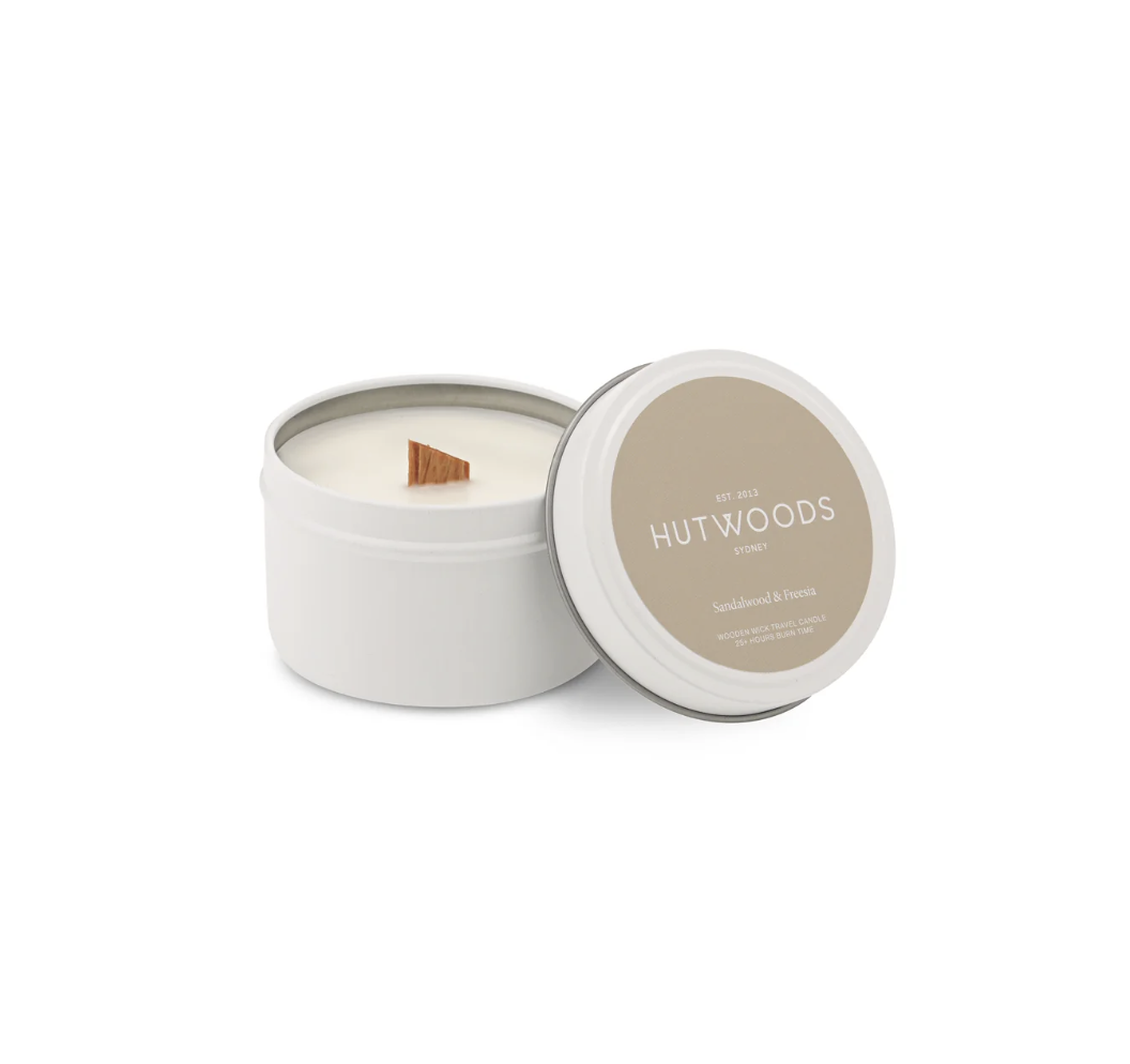 Small Travel Tin Candle | Sandalwood & Freesia