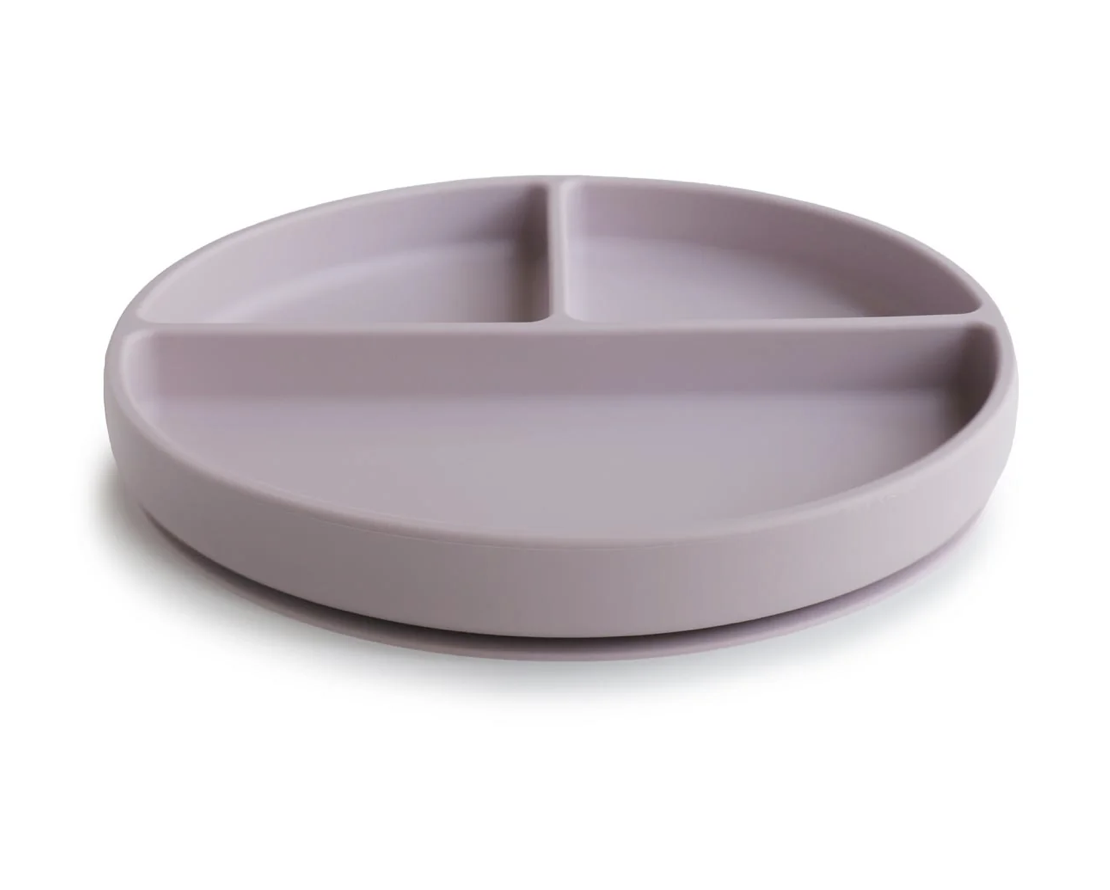 Silicone Suction Plate |Soft Lilac