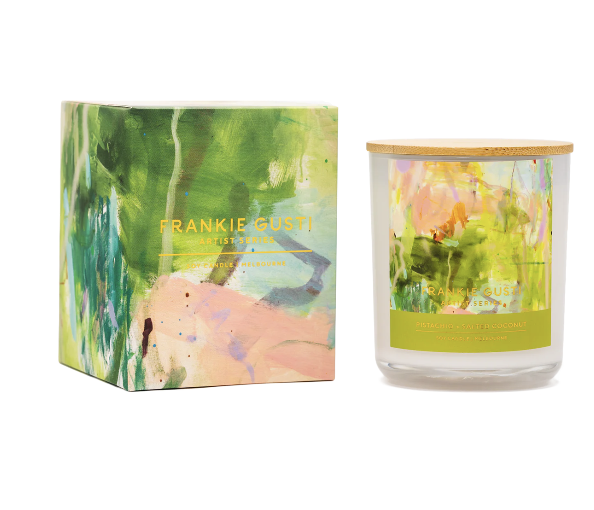 Artist Series Candle | Pistachio & Salted Caramel