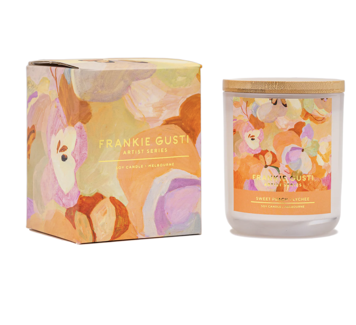 Artist Series Candle | Sweet Peach & Lychee