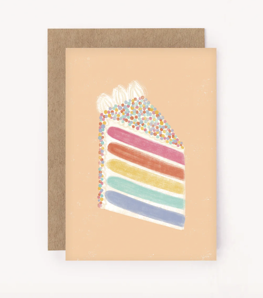 Mini Card | Rainbow Cake