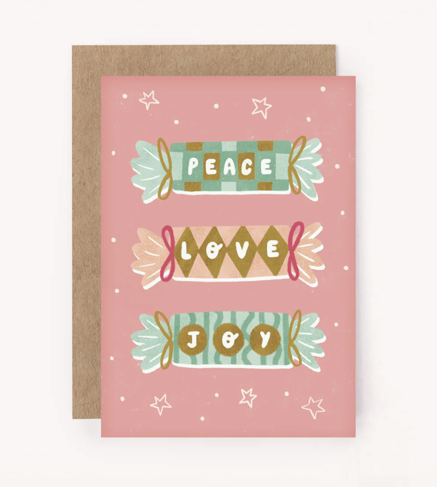 Mini Card | Peace Love Joy