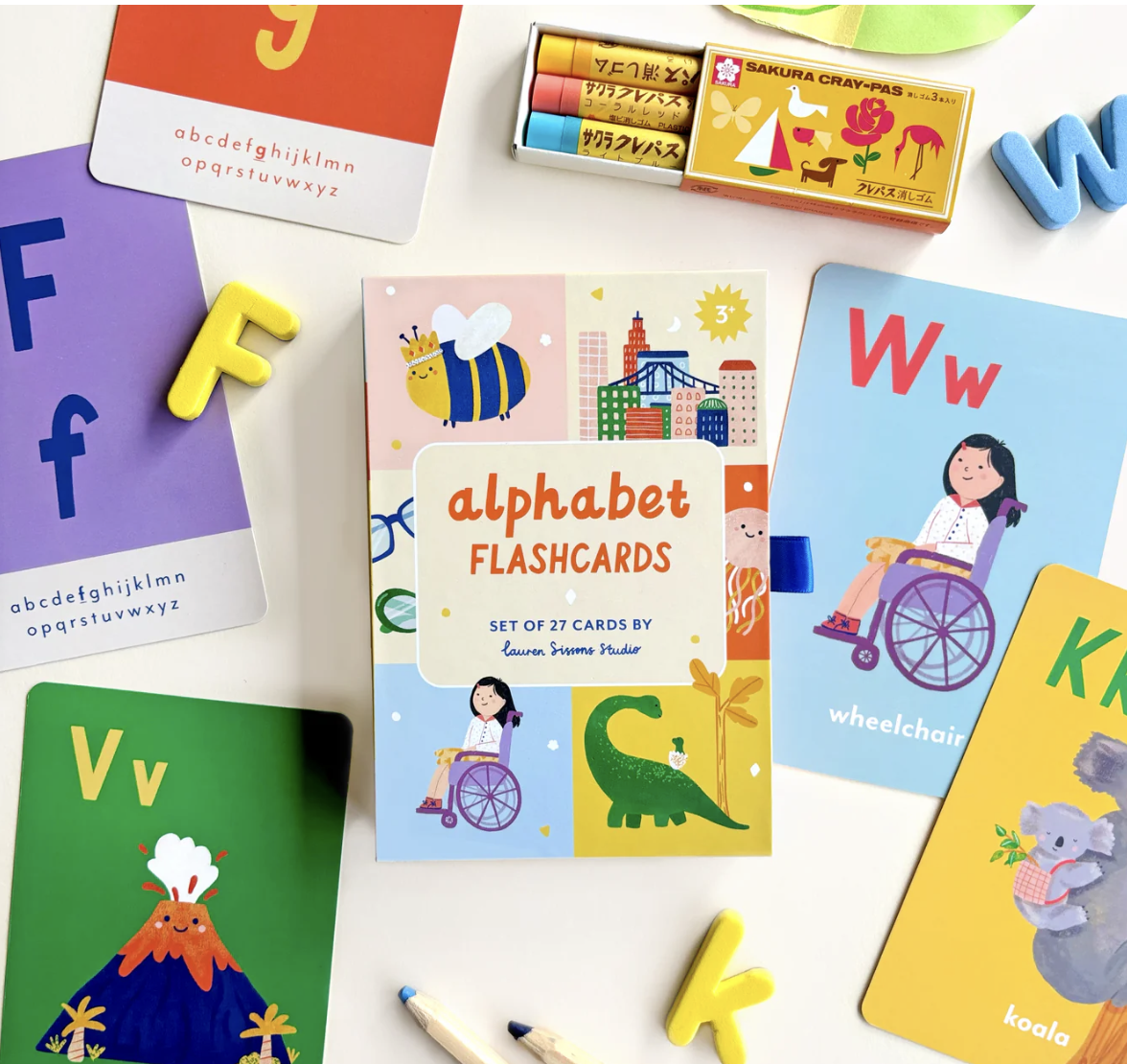 Flashcards Set | A-Z Illustrated Alphabet