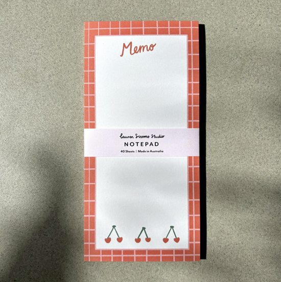 Magnetic Notepad | Cherry Memo