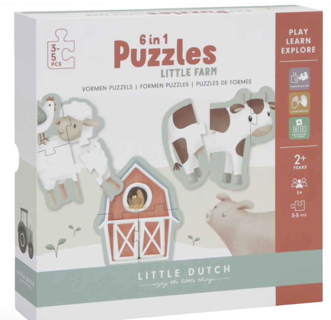 Little Farm | 6 In 1 Puzzles