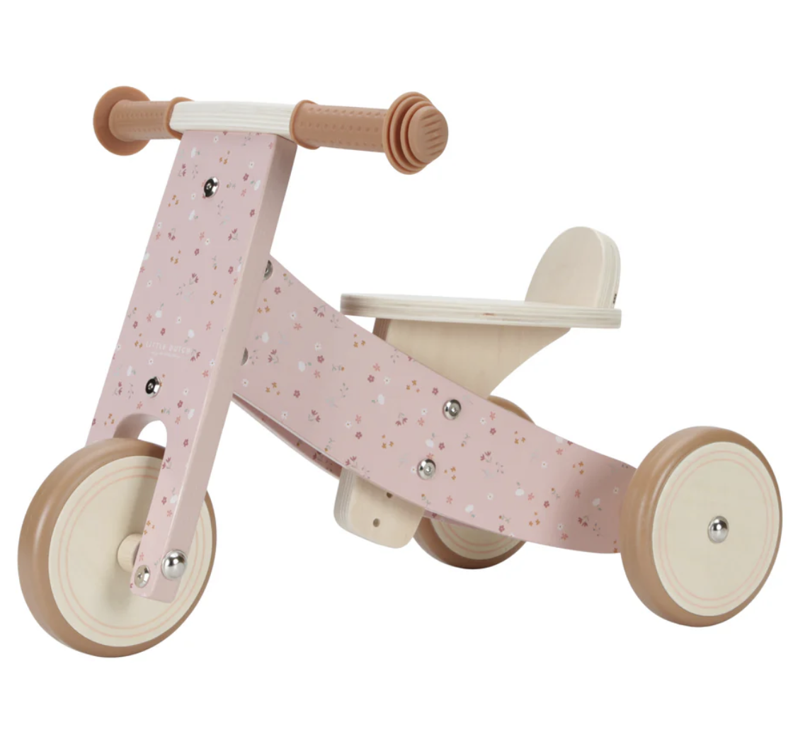 Little Dutch | Wooden Tricycle | Pink