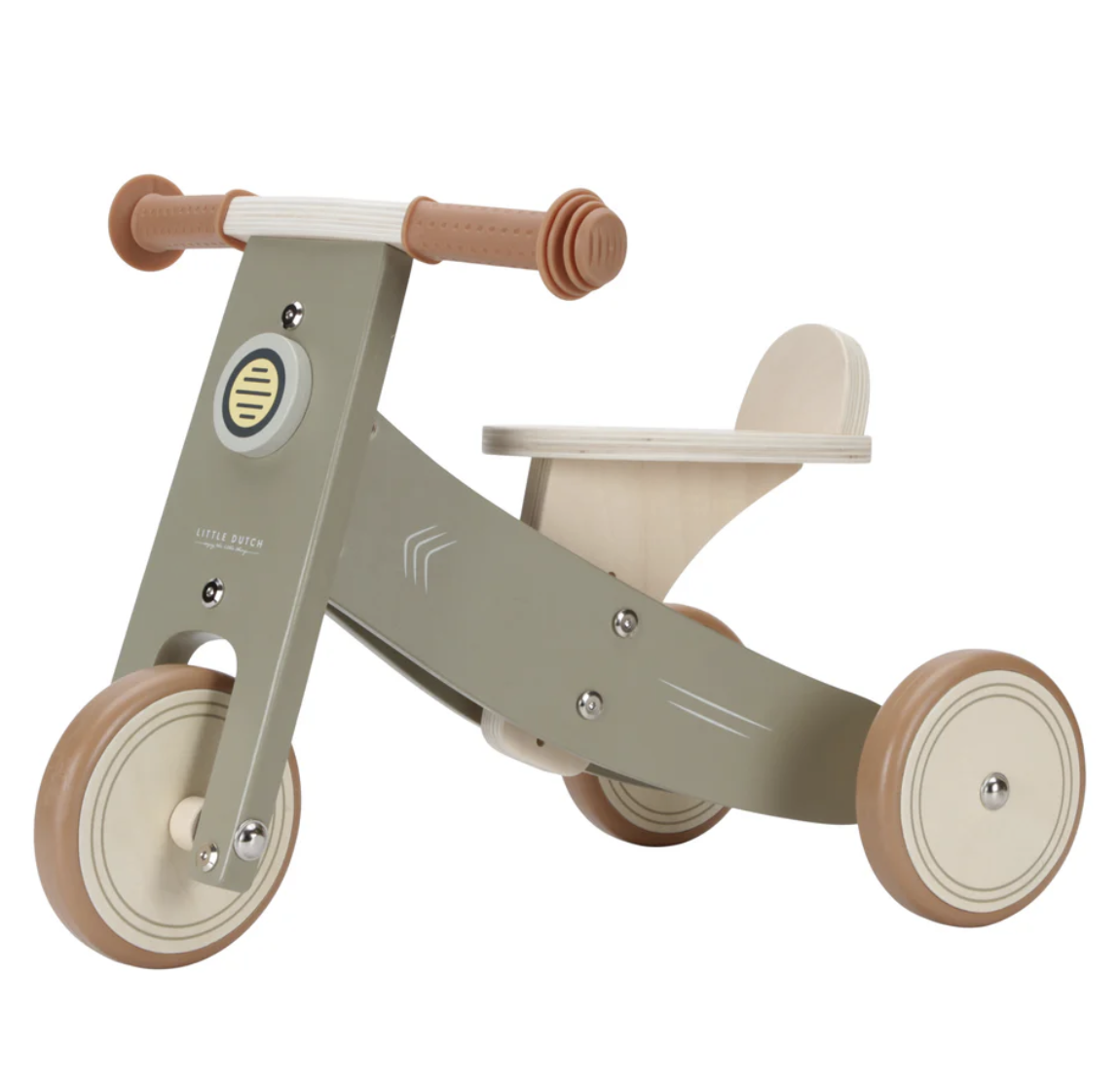 Little Dutch | Wooden Tricycle | Olive