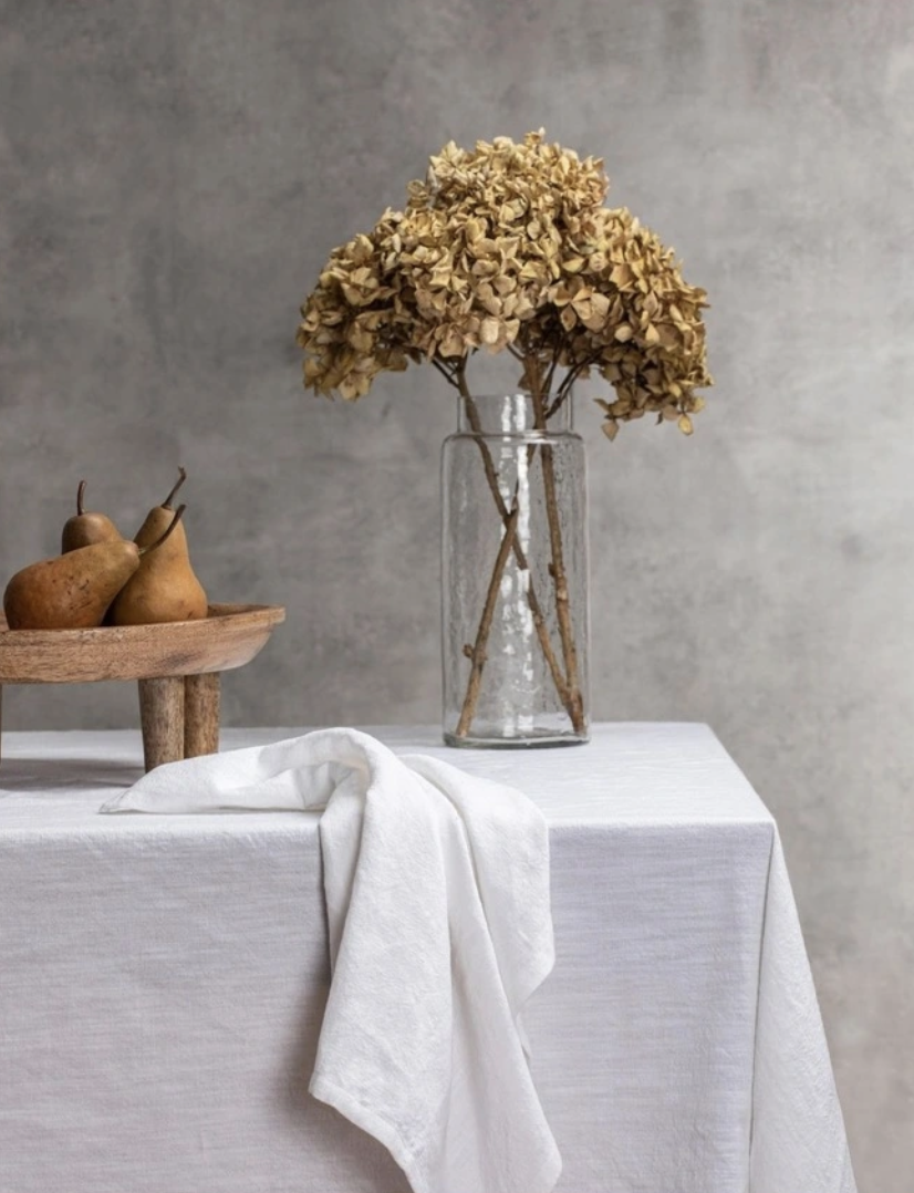Lina Tablecloth 150cm x 300cm | White