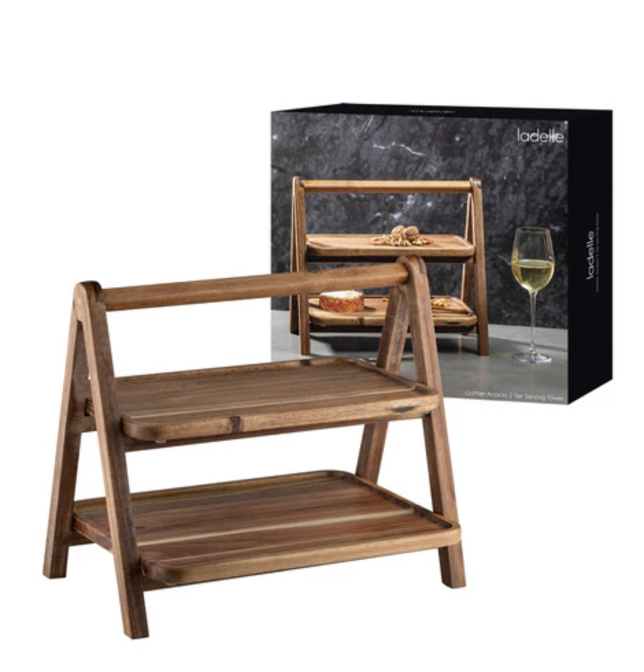 Gather Acacia | 2 Tier Serving Tower