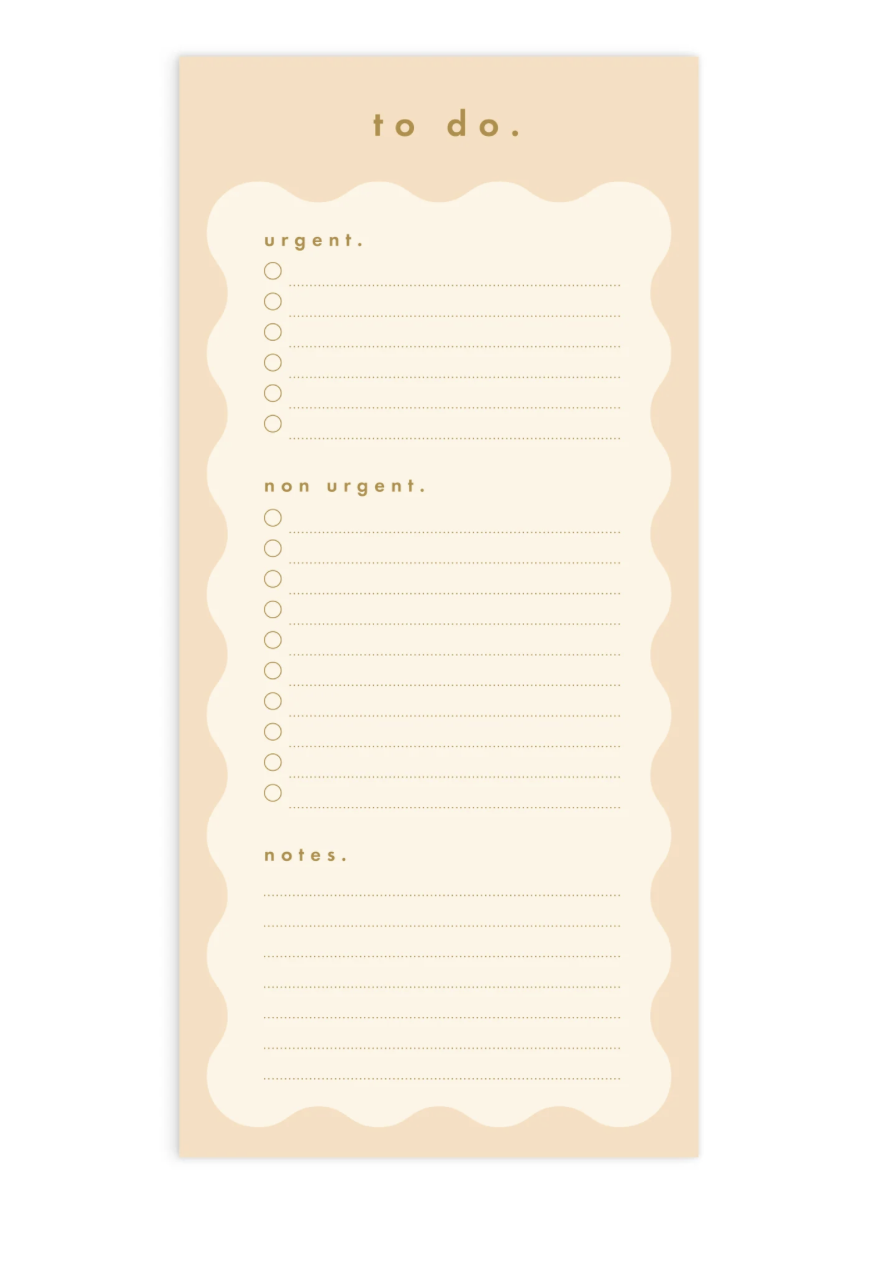 To Do List Magnet Notepad | Caramel Wiggle