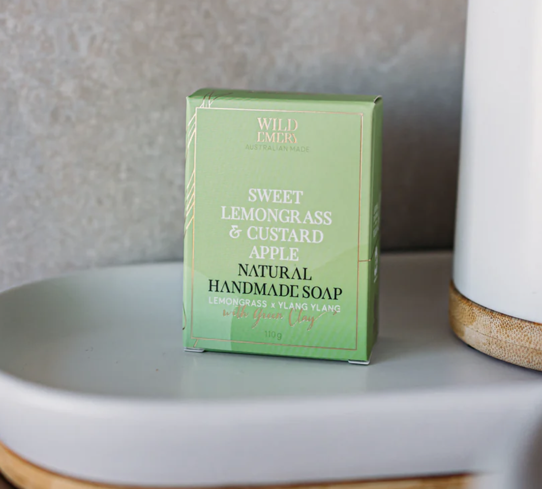Natural Handmade Soap | Sweet Lemongrass & Custard Apple