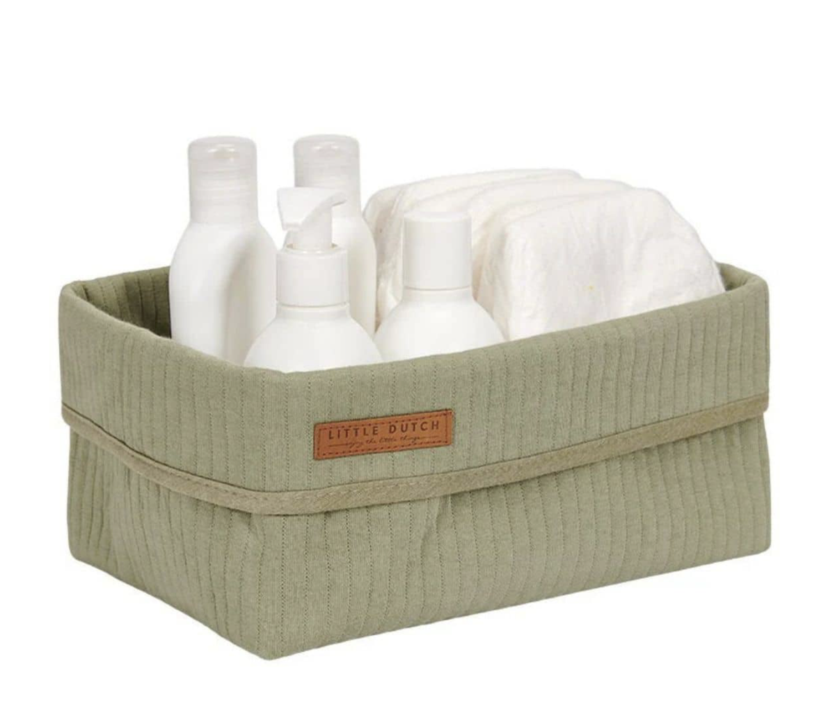 Large Baby Storage Basket | Pure Olive