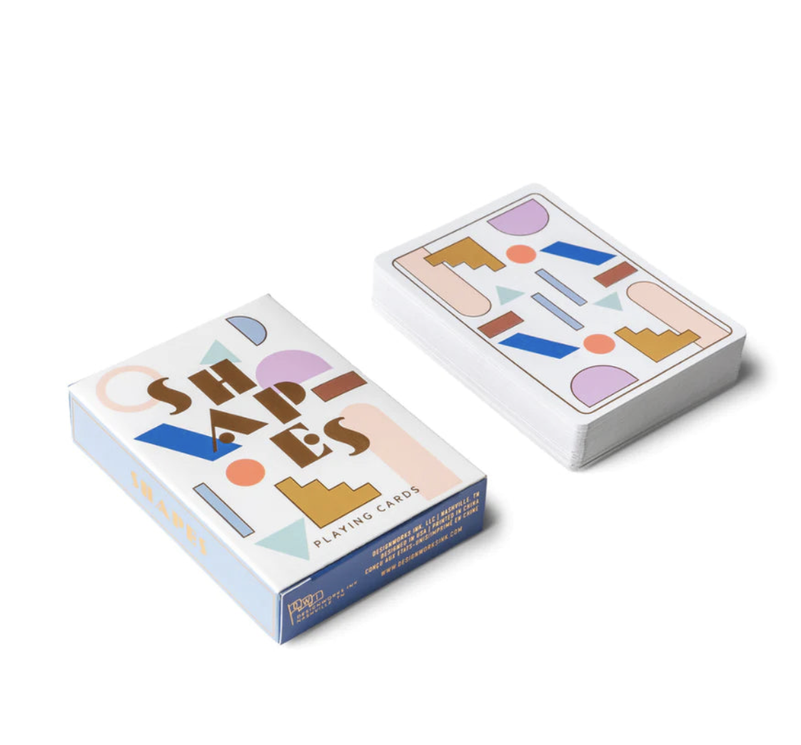 Playing Cards | Blue Shapes