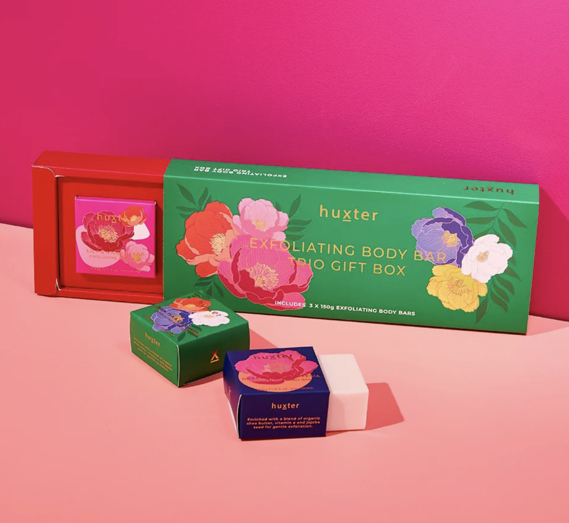 Exfoliating Body Bar Trio | Green Tea & Cucumber