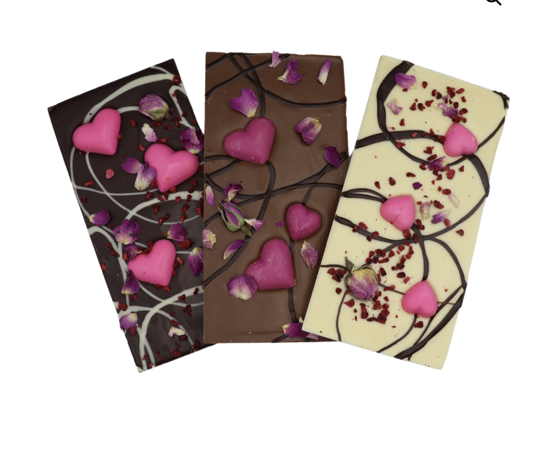 Large Chocolate & Petals | White Chocolate