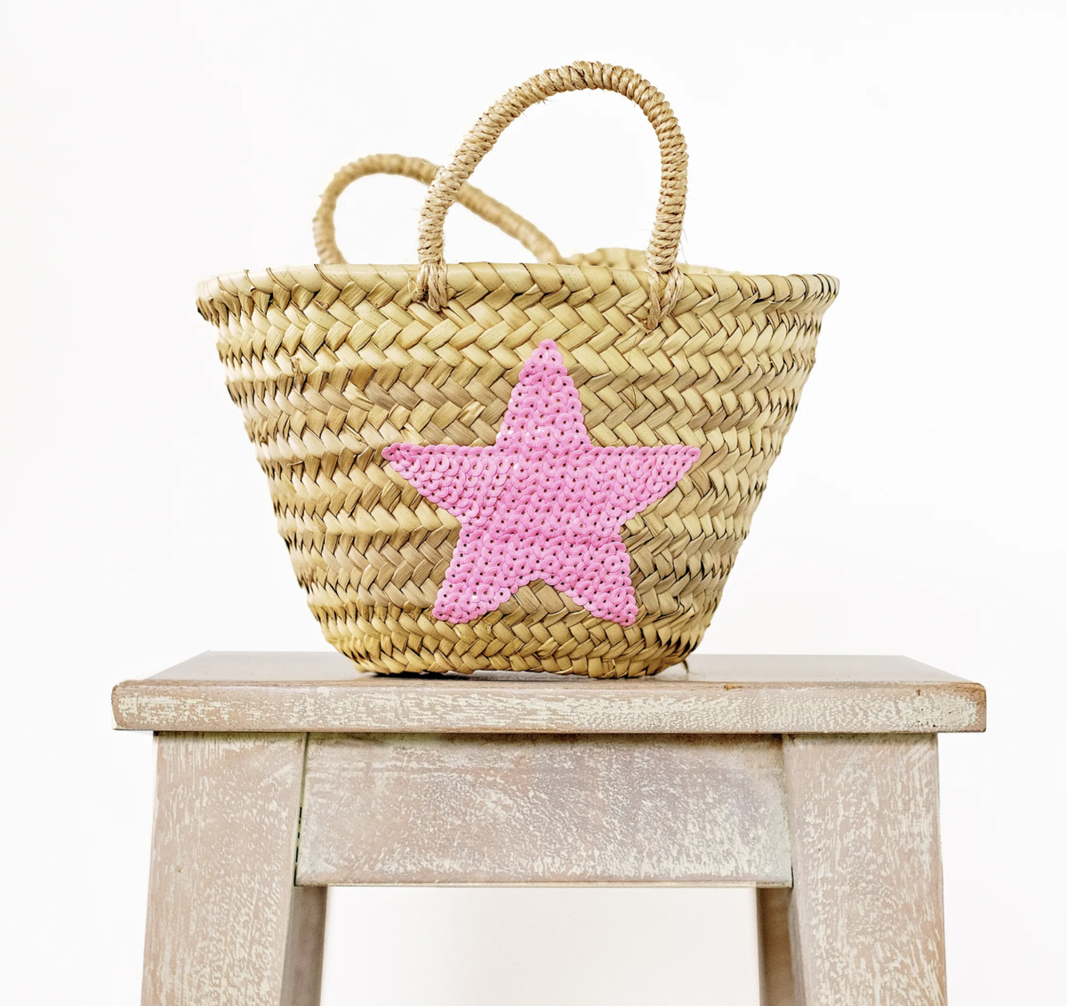 Baby Pink Star Basket