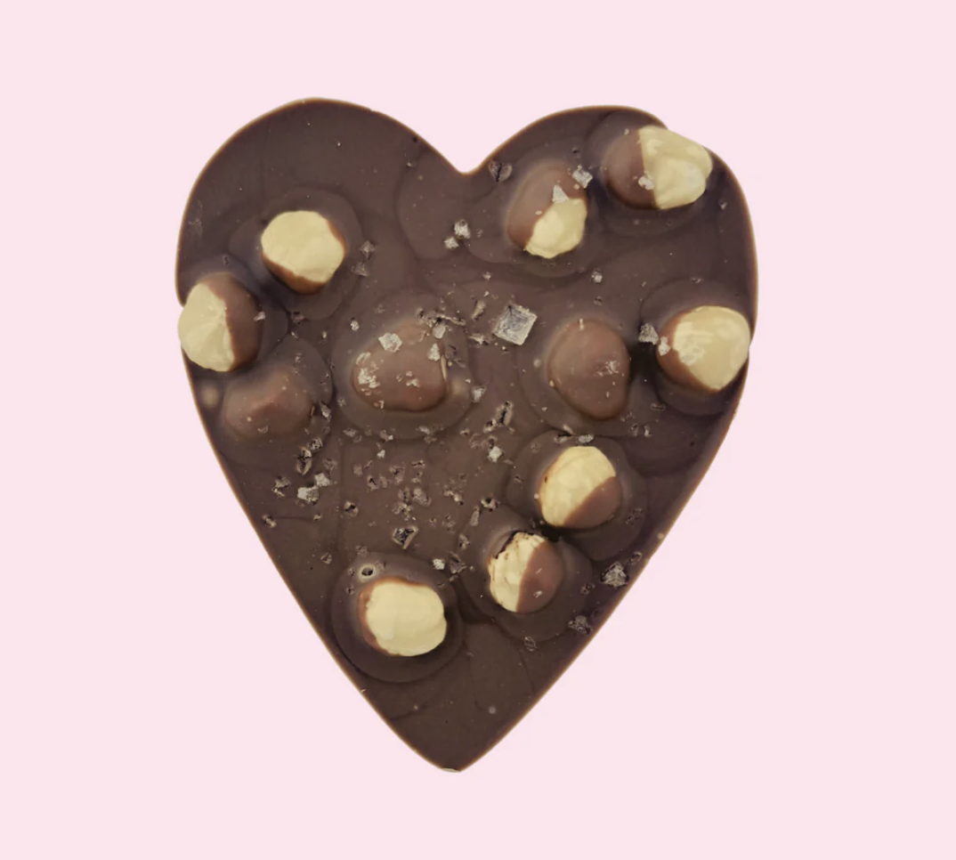 Hazelnut, Caramel & Sea Salt | Heart