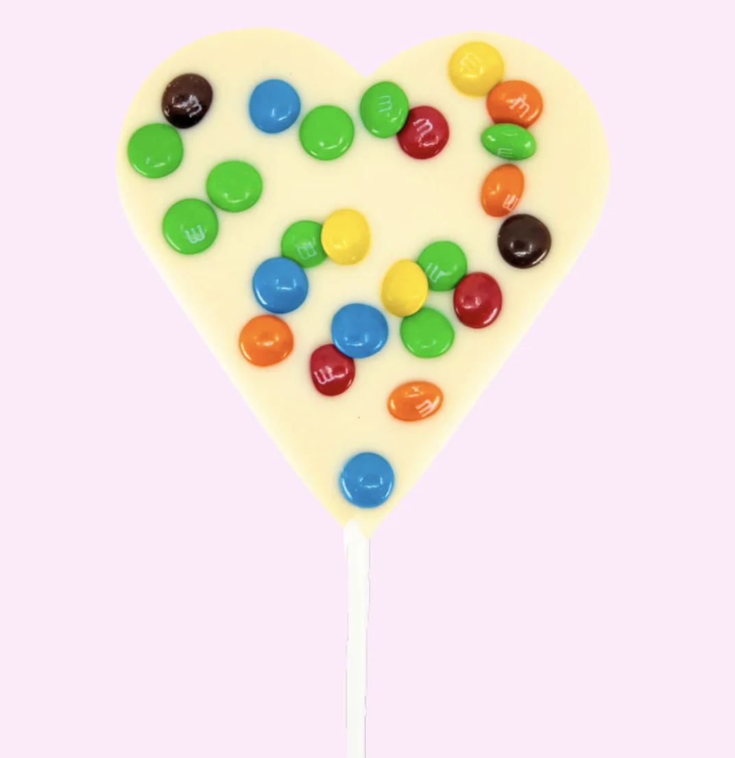 Heart M&M Pop | White