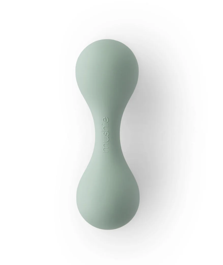Silicone Baby Rattle | Cambridge Blue