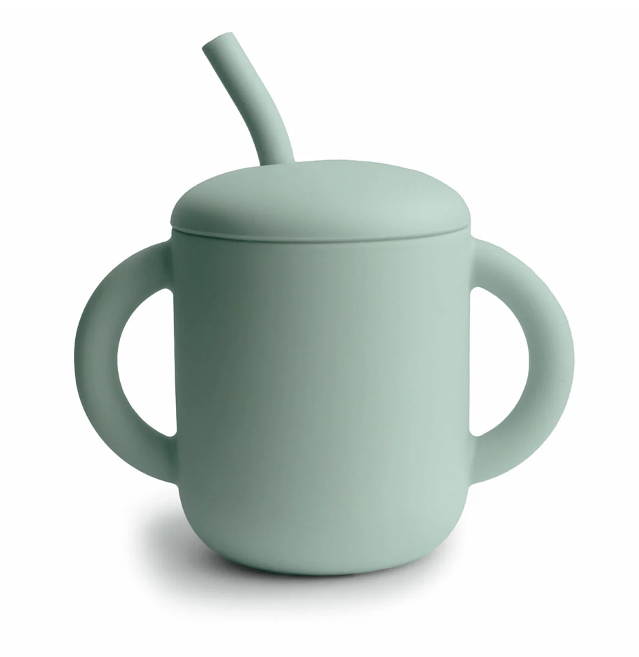 Training Cup & Straw | Cambridge Blue