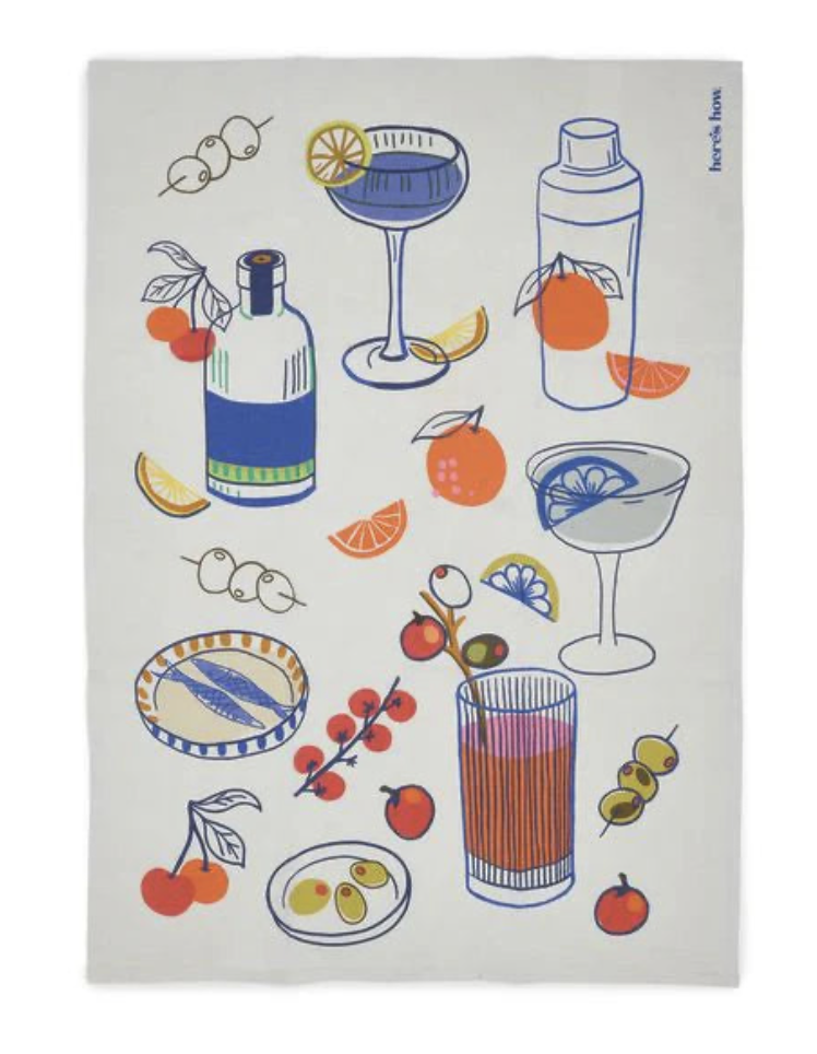 The Emmy Tea Towel | Cocktails
