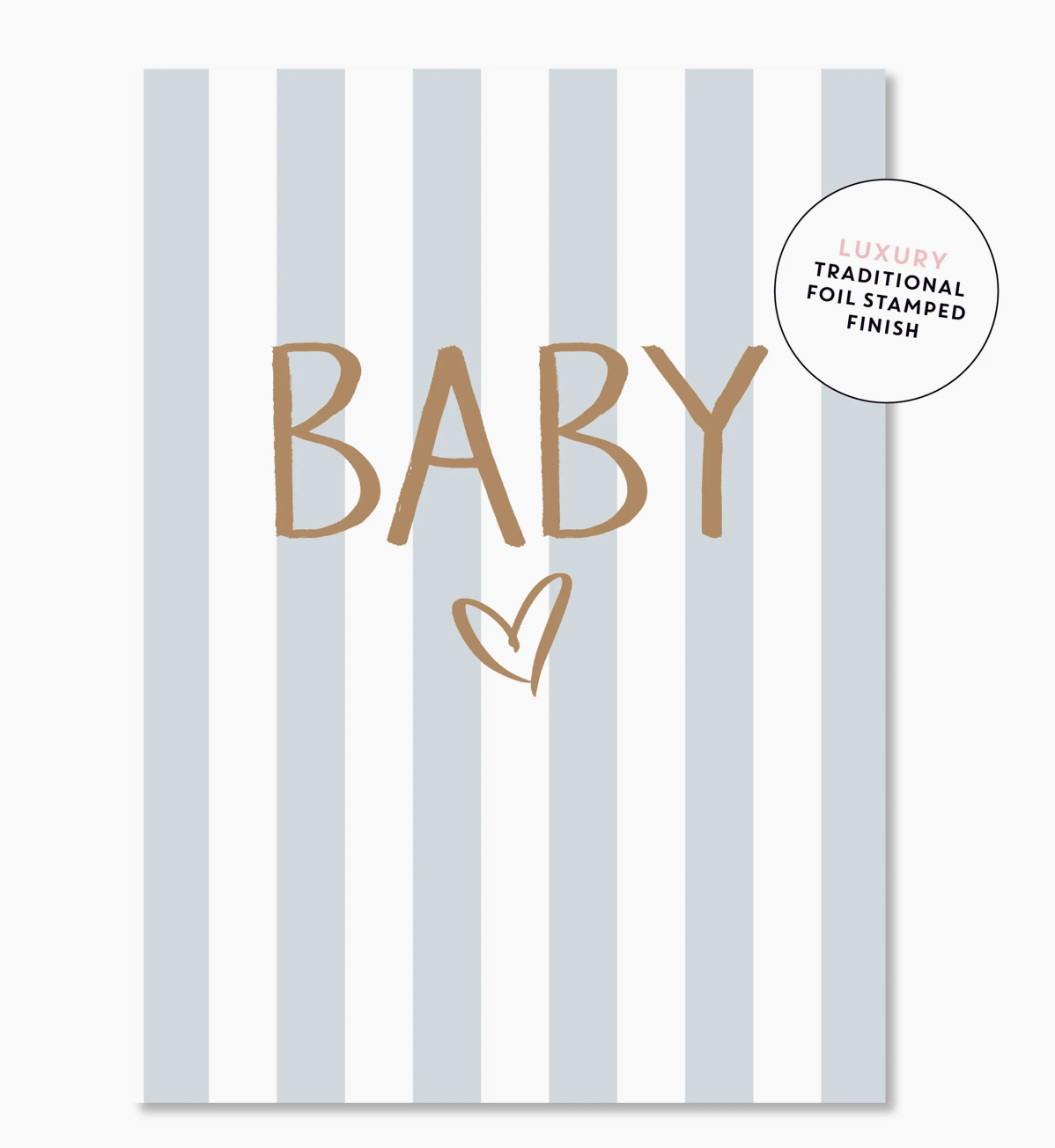 Card | Baby Bold Stripe | Blue