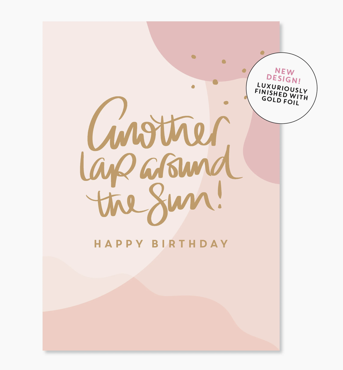 Card | Another Lap Around The Sun | Pink