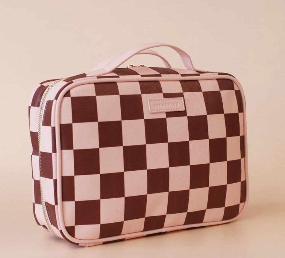 Cosmetic Bag | Cherry Check