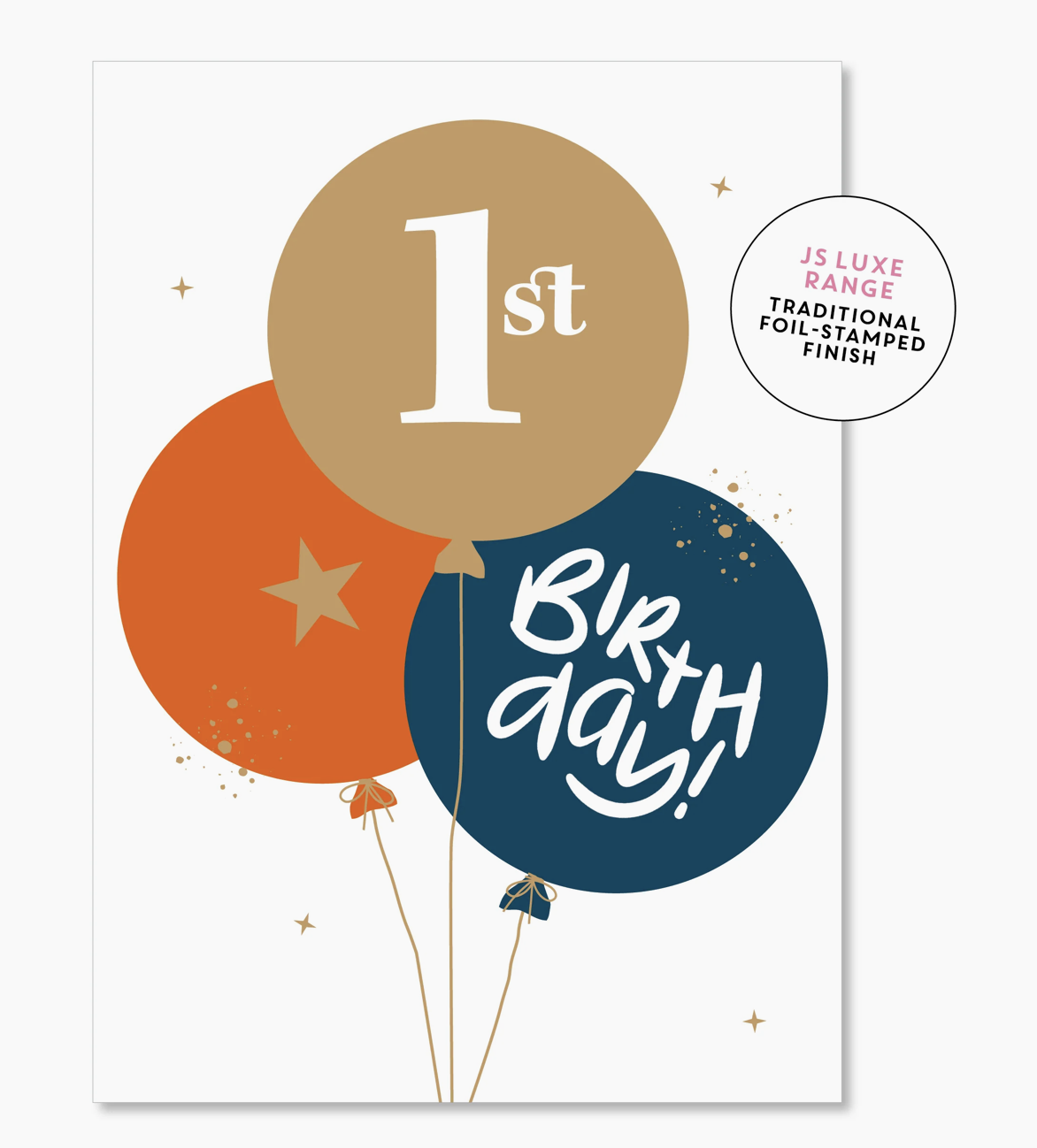 Card | First Birthday Balloons