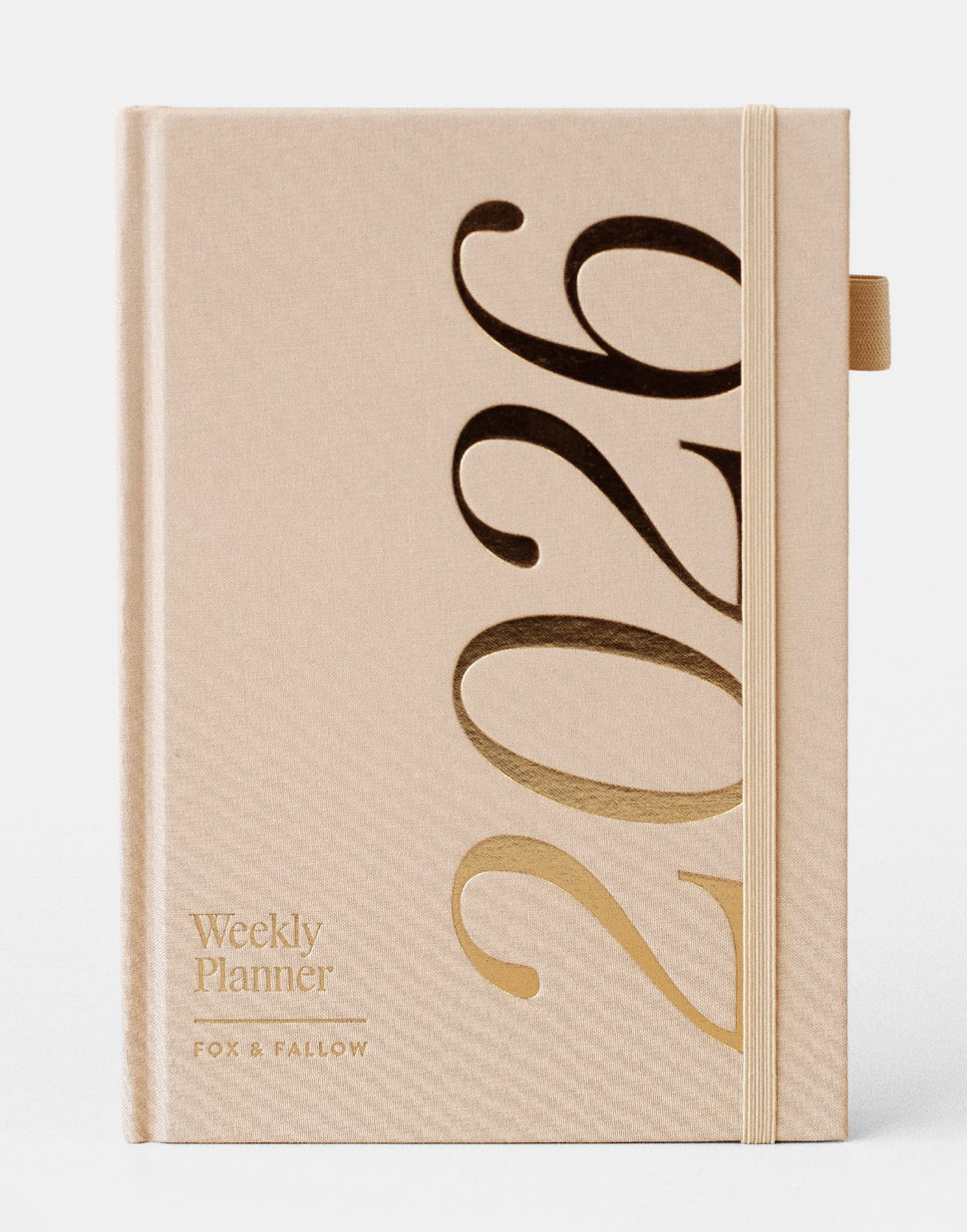 2026 Taupe A5 Horizontal Planner